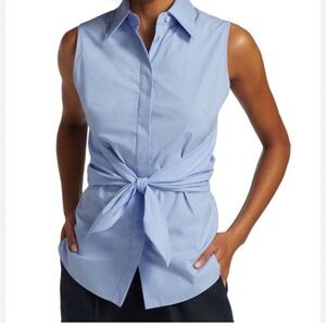 Calvin Klein tie front Oxford